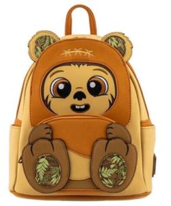 Loungefly Star Wars Ewok Wicket Teddy Bear  Cosplay Mini Backpack NWT