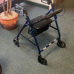 Aluminum Rollator   Pro basics   Blue 