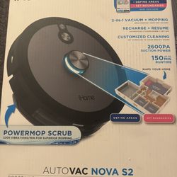 Brand New I home Nova S2 Robot Vacuum