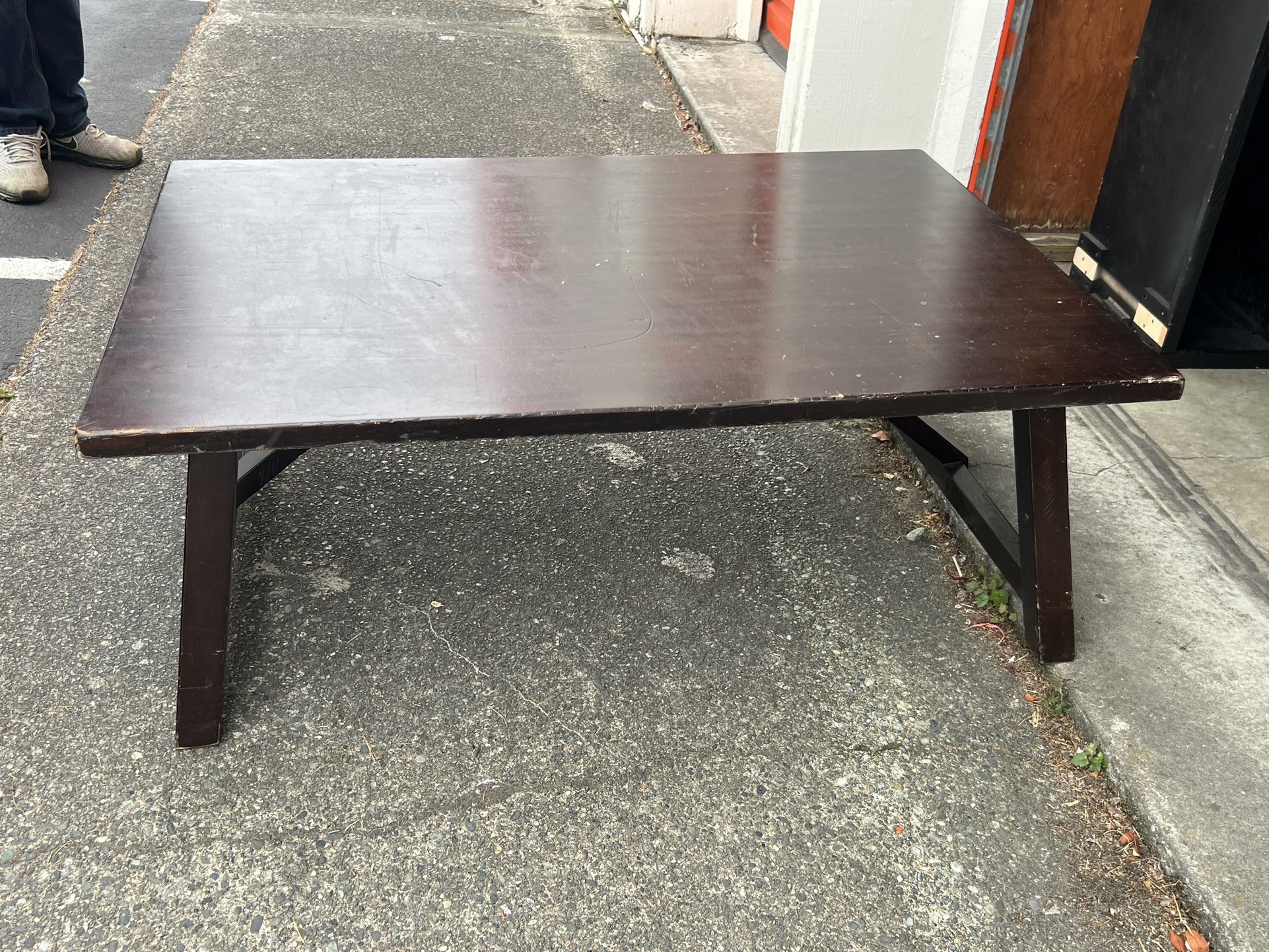 Large Wood Coffee Table