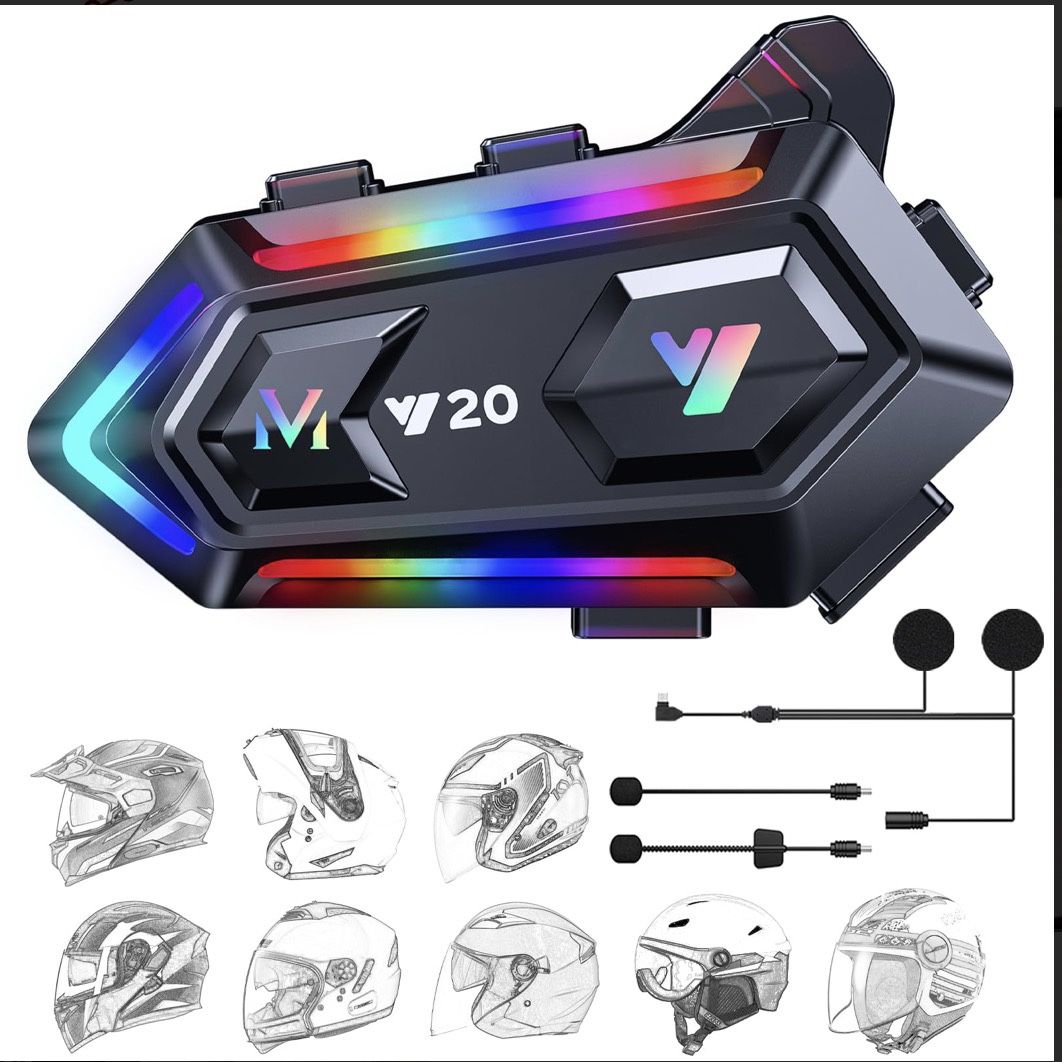 RGB Helmet Bluetooth System