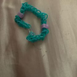mint rubber band bracelet 