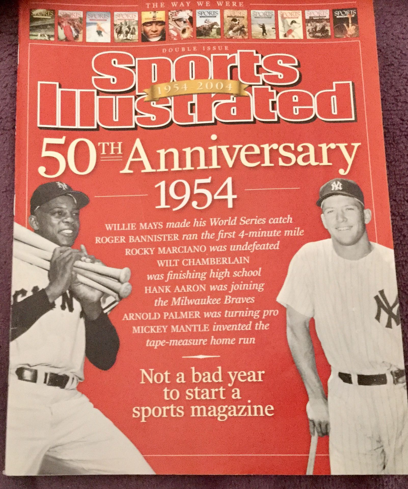 SPORTS-ILLUSTRATED-50th-ANNIVERSARY-DOUBLE-ISSUE-1(contact info removed)-MAYS-MANTLE