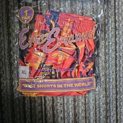 Orange Camo Eric Emanuel Shorts Sz:Xl