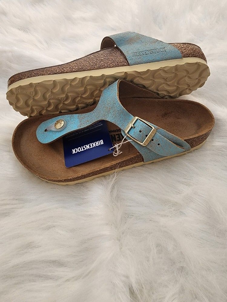 New Women Birkenstock Real Leather Shoes 37 6.5  7