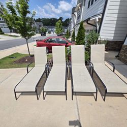 4 Pool Lounge Chairs – Gently Used (Like New!) | $50 Each