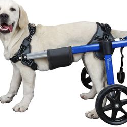 Dog Wheelchair for Back Legs with Upgraded All-Terrain Tires & Durable Bearings,Adjustable Dog Wheelchair  Disabled or In