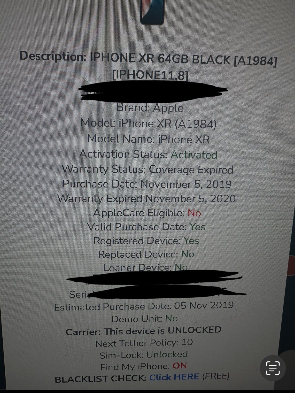 2 iPhones (8 256gb) (Xr 64gb)