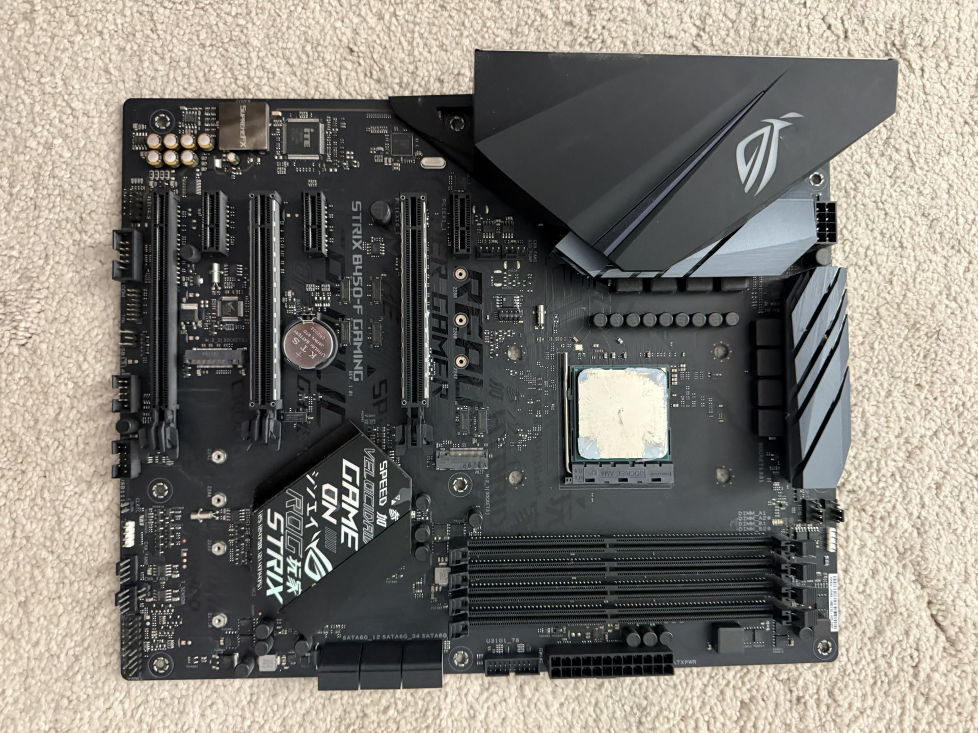 ASUS ROG STRIX B450-F gaming motherboard