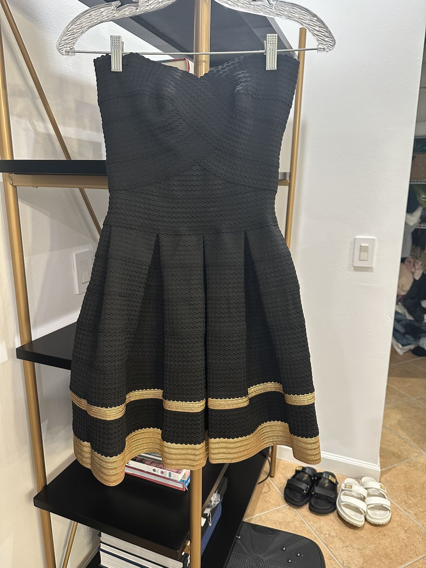 Black Bandeau Dress-small