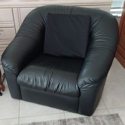 Leather Arm Chair.