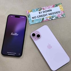 Apple IPhone 15 Plus 5G - Only $1 Today Pay The Rest Later! 