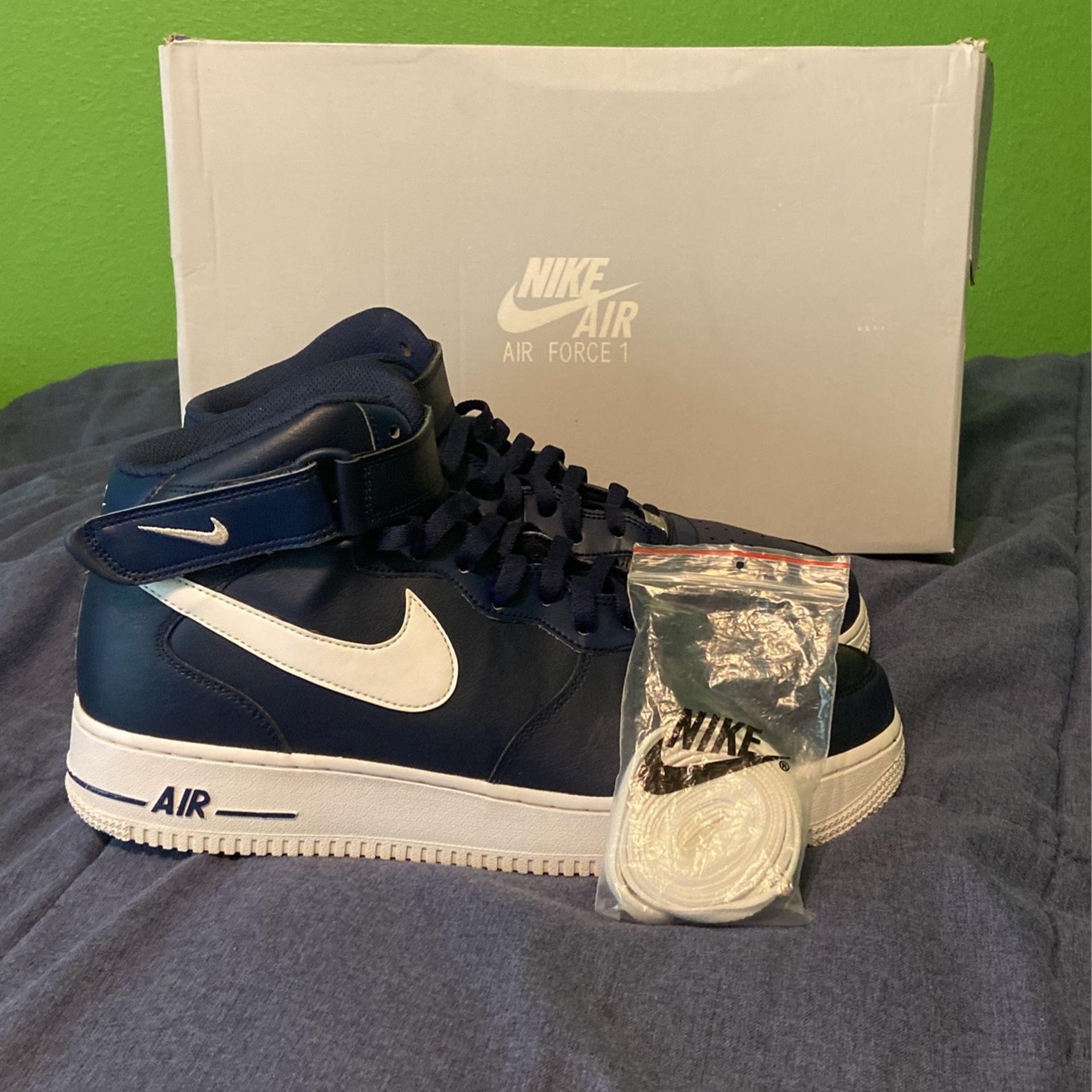HOT Nike Footwear Nike Air Force Mid Midnight Navy Air Force