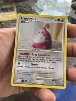 Happiny 14/17 Holo Rare Promo Pokemon TCG Card POP Series 8 2008 MP/ HP for  Sale in Miami, FL - OfferUp
