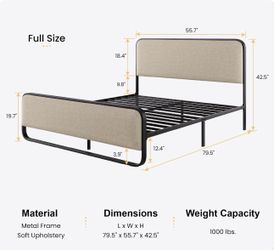 Full Size Bed Frame And Mattress