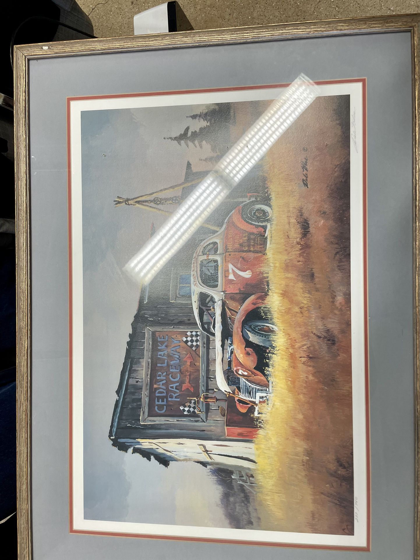 Best Offer.. Dale Klee Limited Edition Rare Car Art 