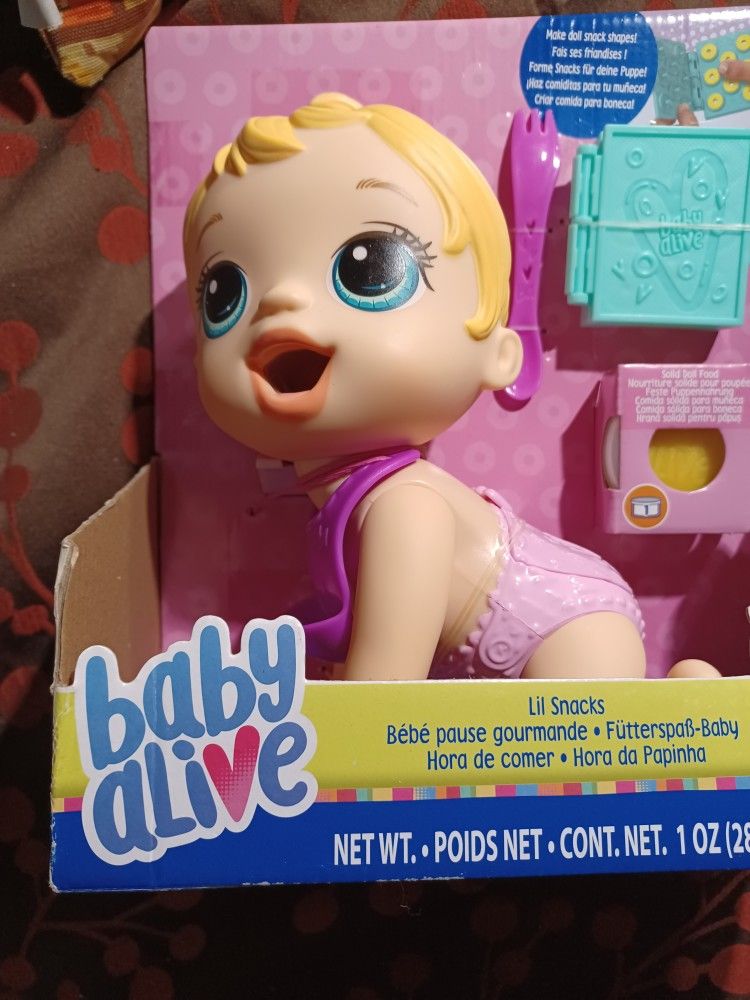 Baby Doll Crawling Doll Baby Alive  SnartDoll Brand New In BOX Compatible  With Other Baby Alive Dolls And Avcesorirrs