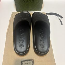 Black Gucci Slides