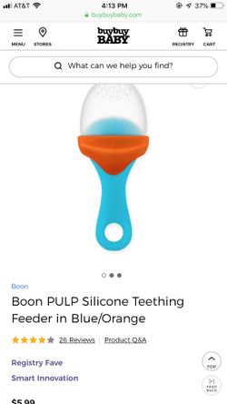 Silicone teething feeder