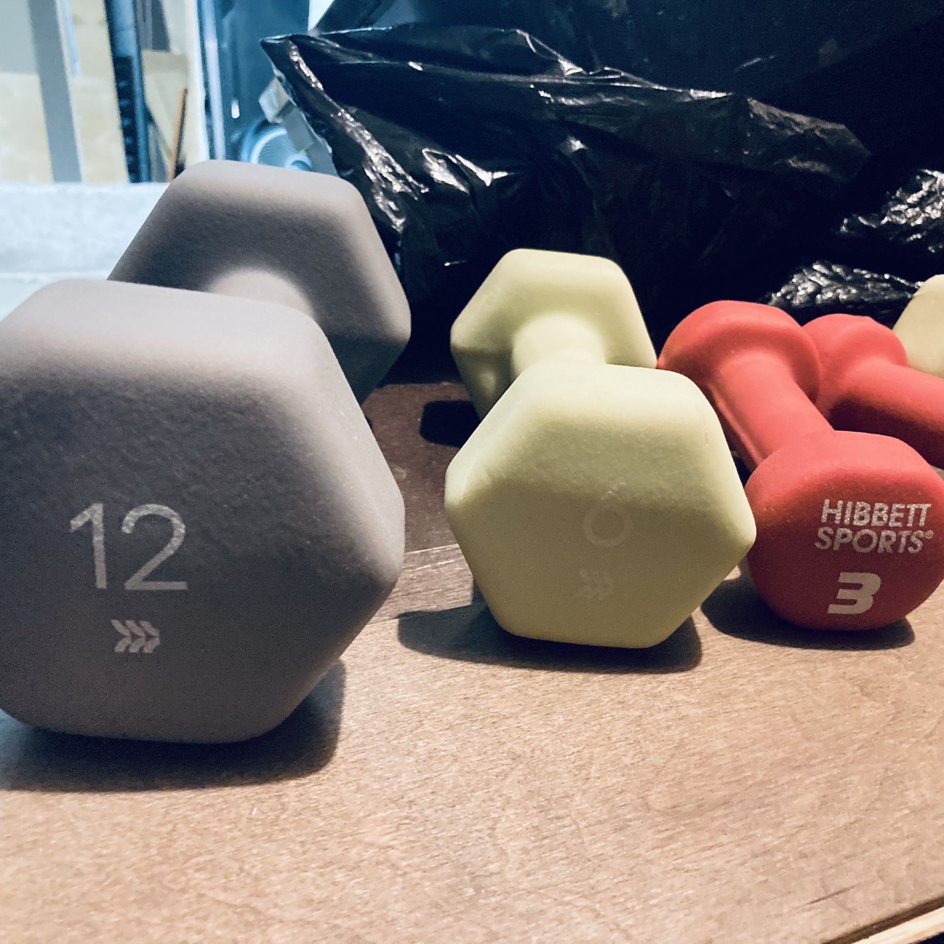 Dumbbells: $25/all