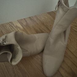 Leather Boots High Heel