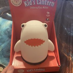 Firefly Outdoor Finn the Shark Kid's Lantern with Multicolor LED Lights (NEW IN BOX) 