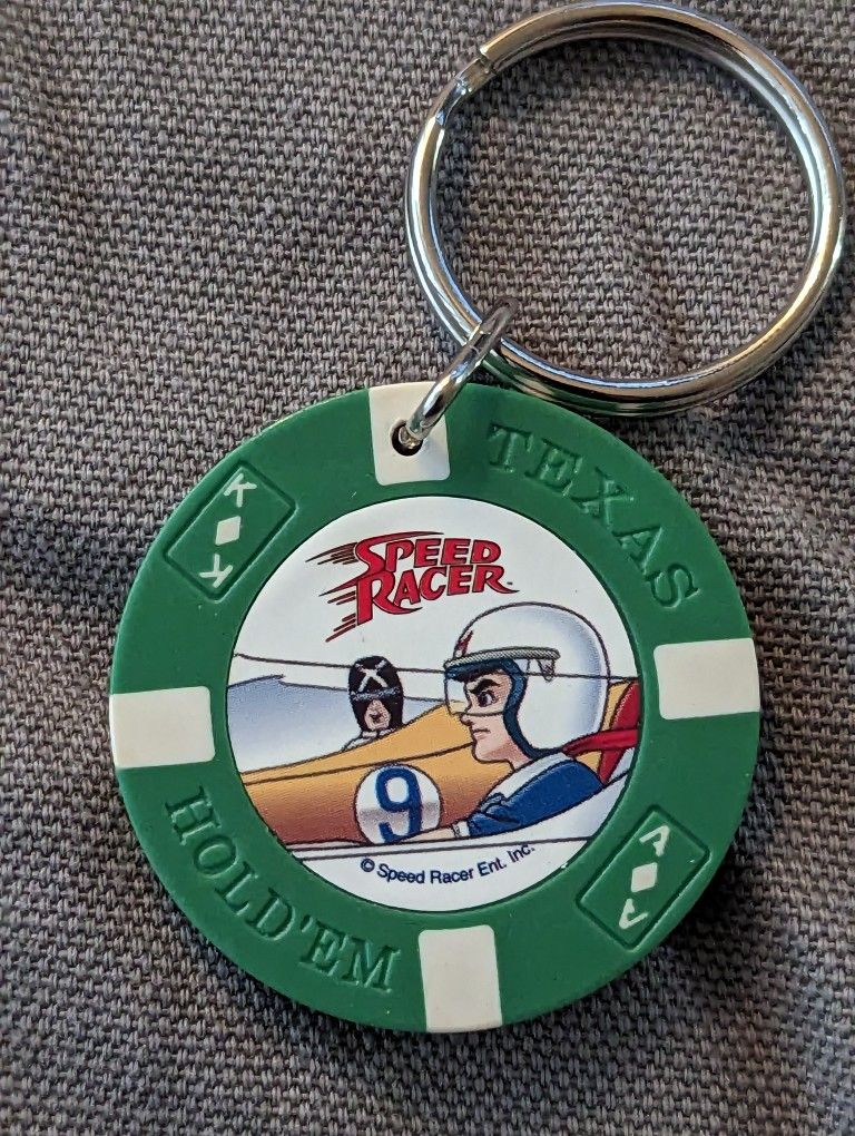 New Speed Racer Chip Style Keychain