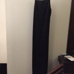 Black Sparkly “glitter” Long formal party Dress 