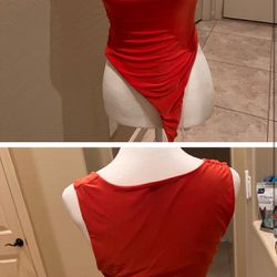 Brand New Red Bodysuit