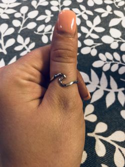 Sterling Silver Wave Ring