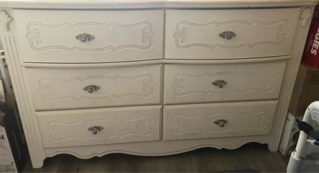 white dresser