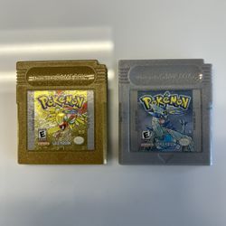 pokmon gold + silver For gameboy authentic : Both Works But Does Not Save!  for Sale in North Miami Beach, FL - OfferUp