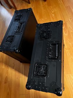 Odyssey Turntable Flight Cases (Pair) – Black