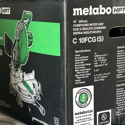 Metabo HPT 10-in  Compound Corded Miter Saw