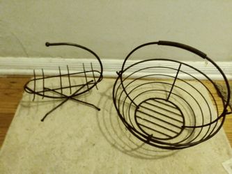 Fruit holders metal blk
