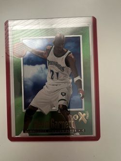 1996 skybox E-X 2000 Kevin Garnett #40