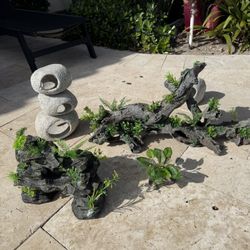 Aquarium Decoration Set For Sale