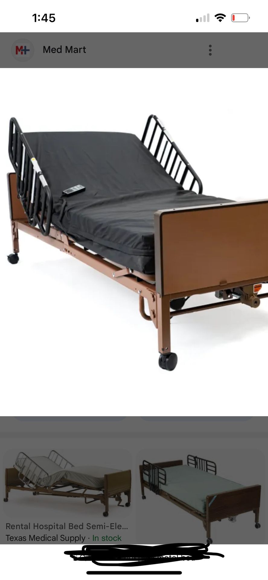 Free Hospital Bed