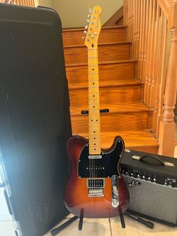 Fender Modern Player Plus Telecaster (Mint) w/ Hardshell Case, Fender Amp