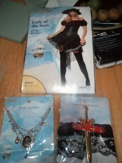 Spirit Halloween Lady of the Seas Pirate Costume Set