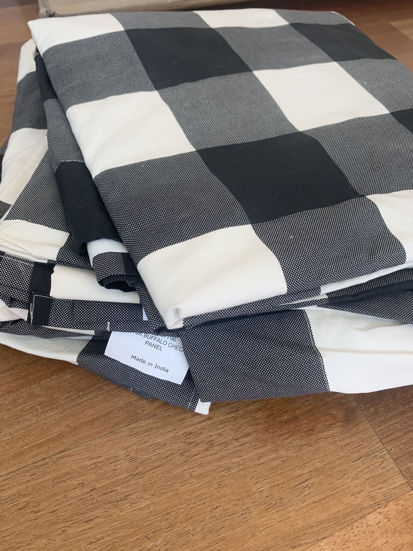 Crate And Barrel Buffalo Check Curtains