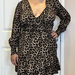 Leopard Print Dress 