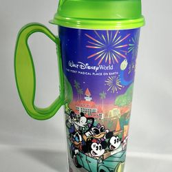 2024 Walt Disney World Resort Reusable Refillable Mug Mickey & Friends Green