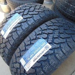 2 Brand New 285 45 22 Lancaster LS-37 All Terrain Tires Date 2025