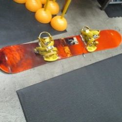 Used Salomon Daniel Franck PM-157CM Snowboard W/ Spi Bindings