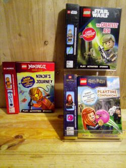 LEGO Activity Book Set with Minifigures –$4 Each
