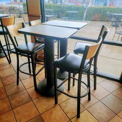 Restaurant Chairs,Stools and  Low Top Tablea And High Top Tables