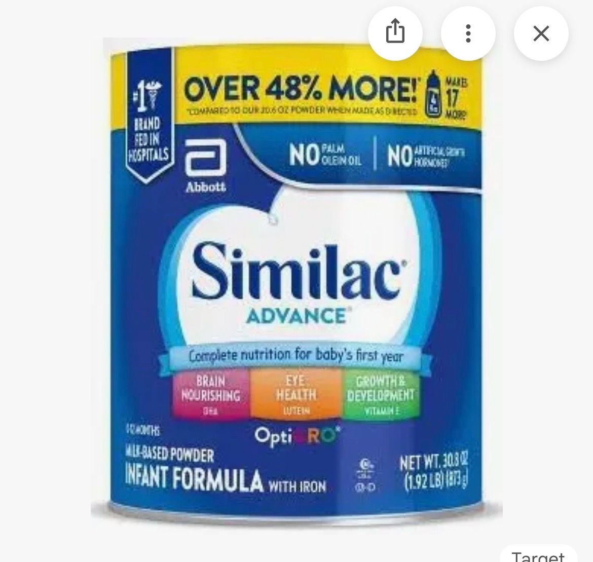 Advance Formula Similac