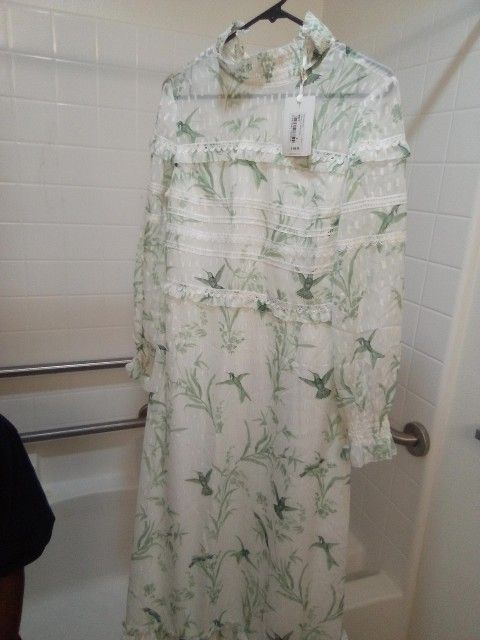 Ted Baker Mint Lace Trim Maxi Dress Dresses
