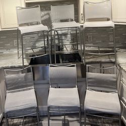 6 spaghetti barstools 